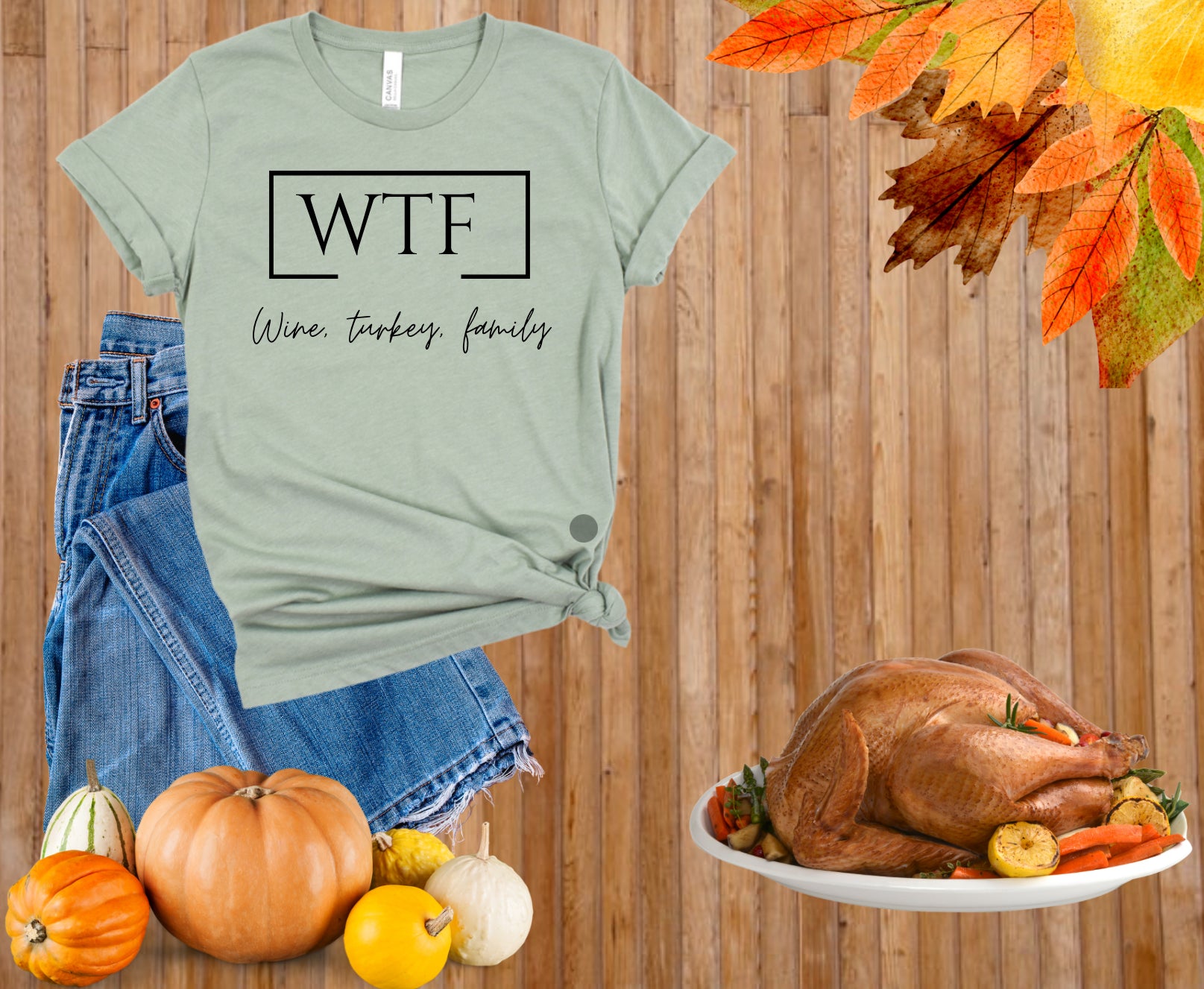WTF turkey day TEE