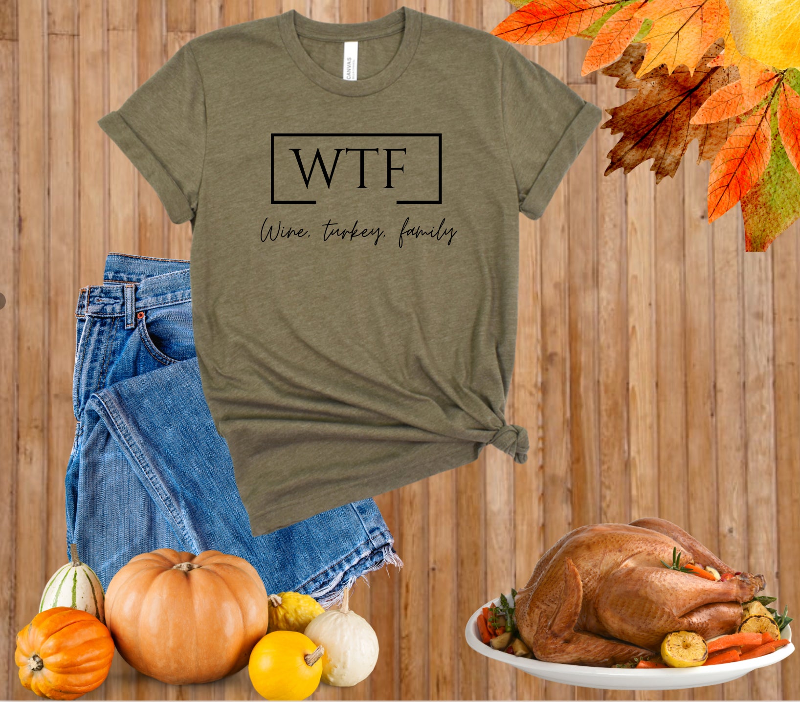 WTF turkey day TEE