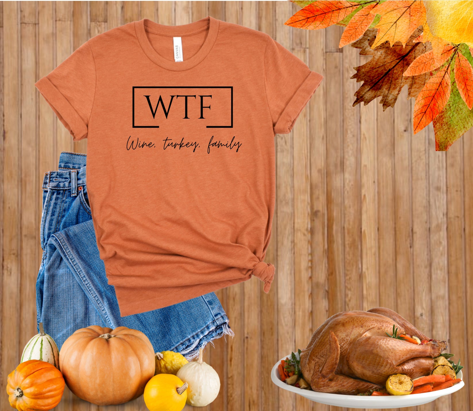 WTF turkey day TEE