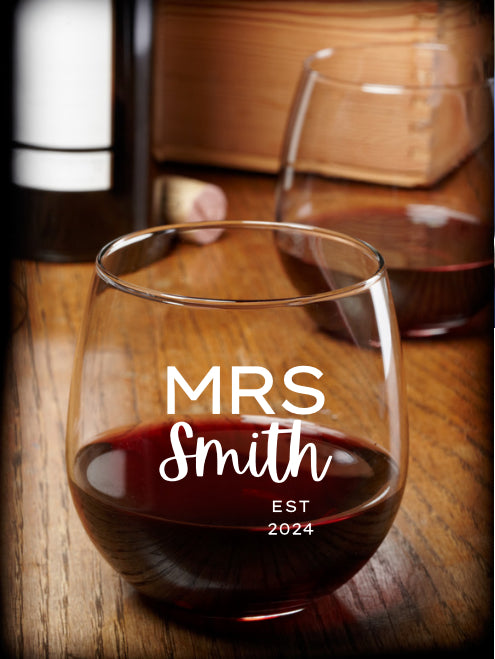 Personalized Wine Glass