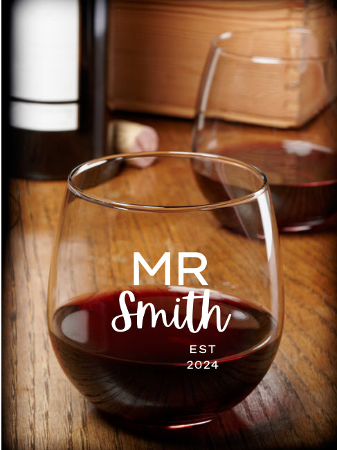 Personalized Wine Glass