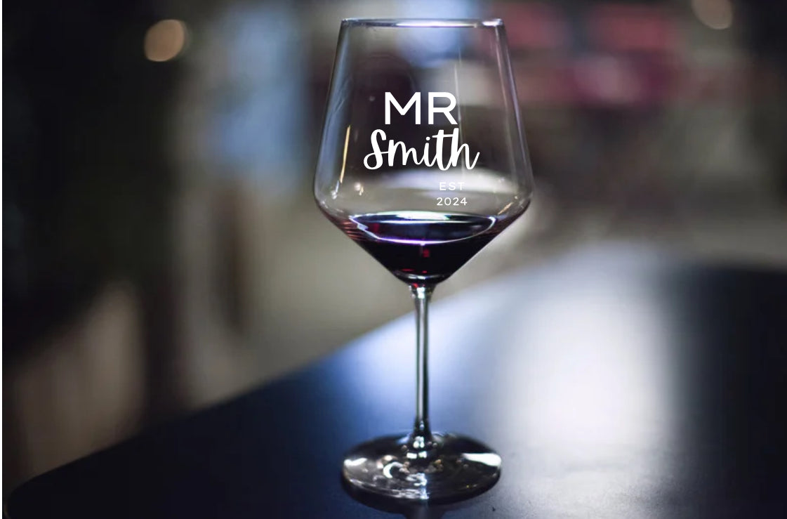 Personalized Wine Glass