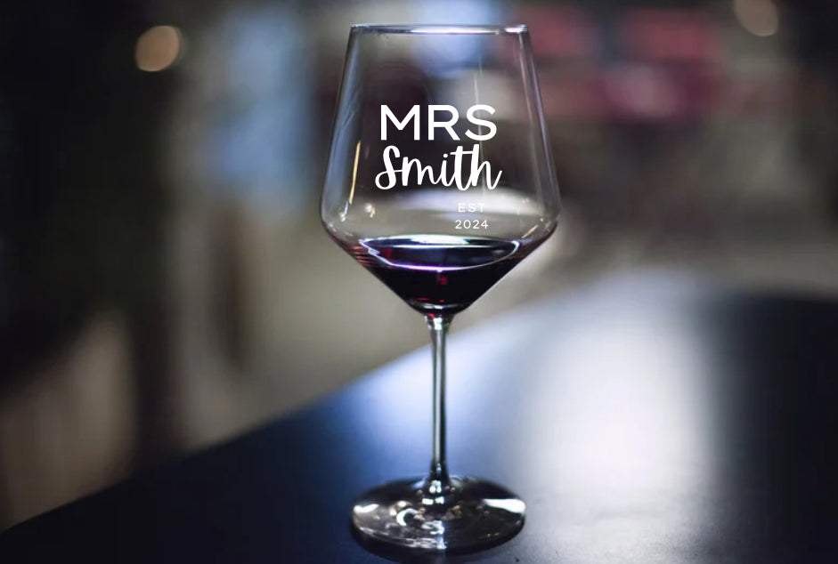 Personalized Wine Glass