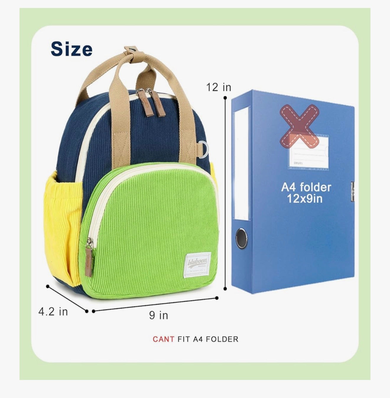 Preschool Backpack GREEN