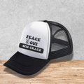 Custom Peace Out hat